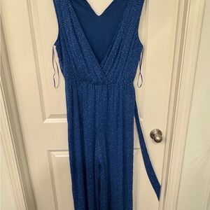 Blue Dress Jumpsuit - AQUA